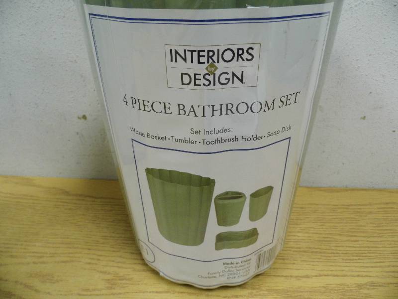 4 Piece Bathroom Set