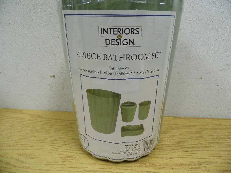 4 Piece Bathroom Set