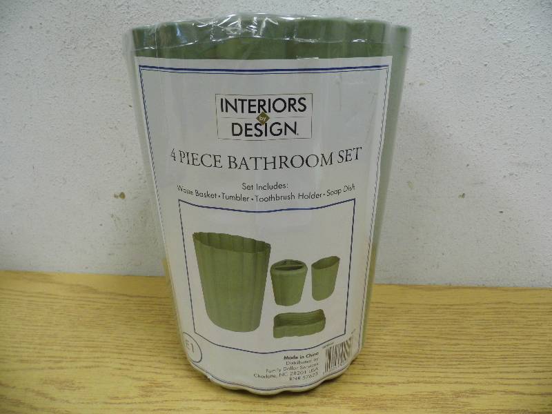 4 Piece Bathroom Set
