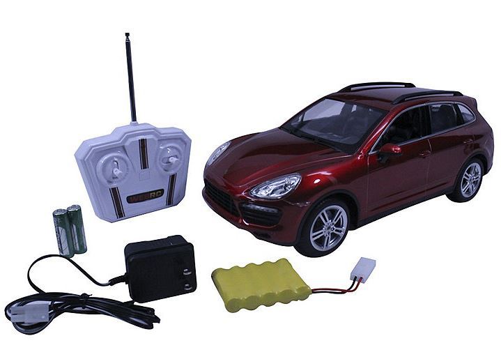 lot 52 image: 114 Porsche Cayenne Radio-Controlled Car  Red