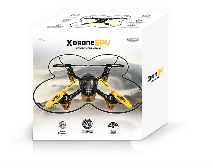 lot 105 image: WebRC XDrone Spy Remote-Control Quad Copter