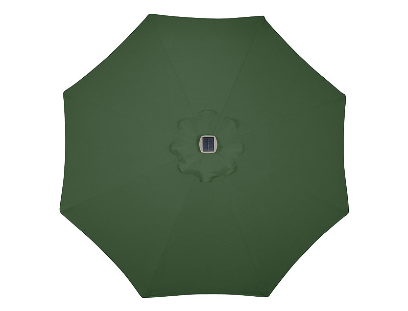 lot 137 image: McLeland Design 9 Solar Umbrella -GREEN