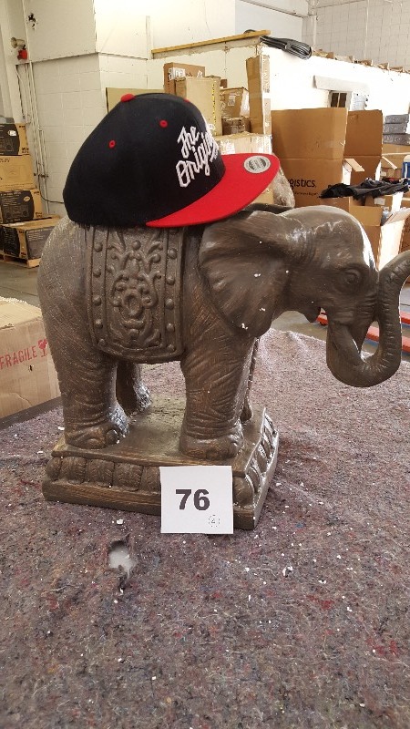 lot 76 image: Elephant Table Plant Stand
