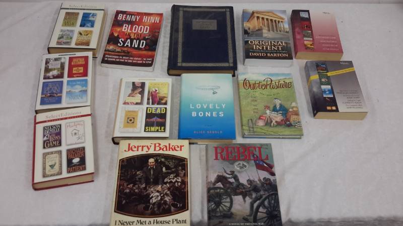 Assortment of books
