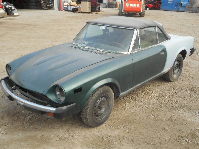 1975 Fiat Two-Door Soft-Top Convert...