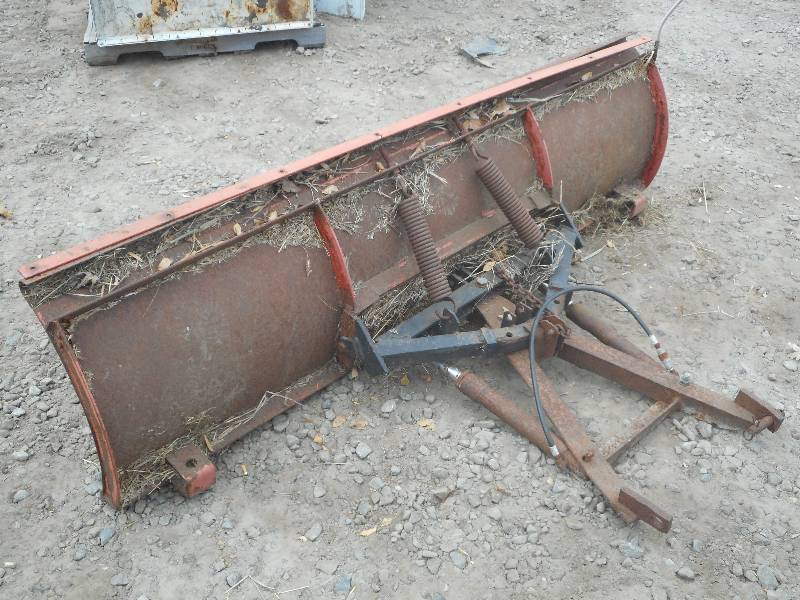 7ft Western Snow Plow, Hydraulic Pi...