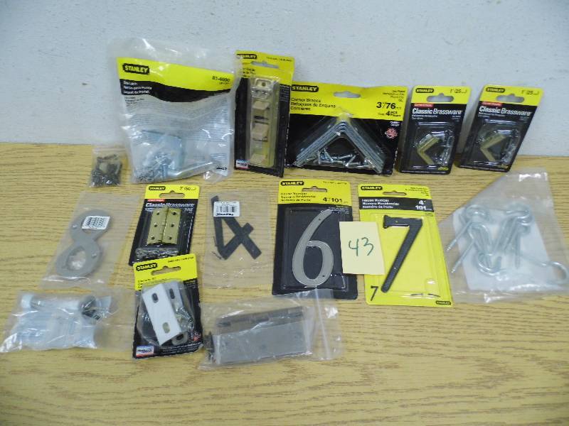 Assorted Stanley Hardware
