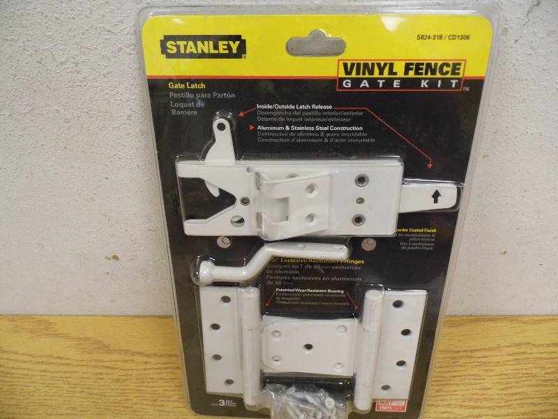 Stanley Vinyl Fence Gate Kit