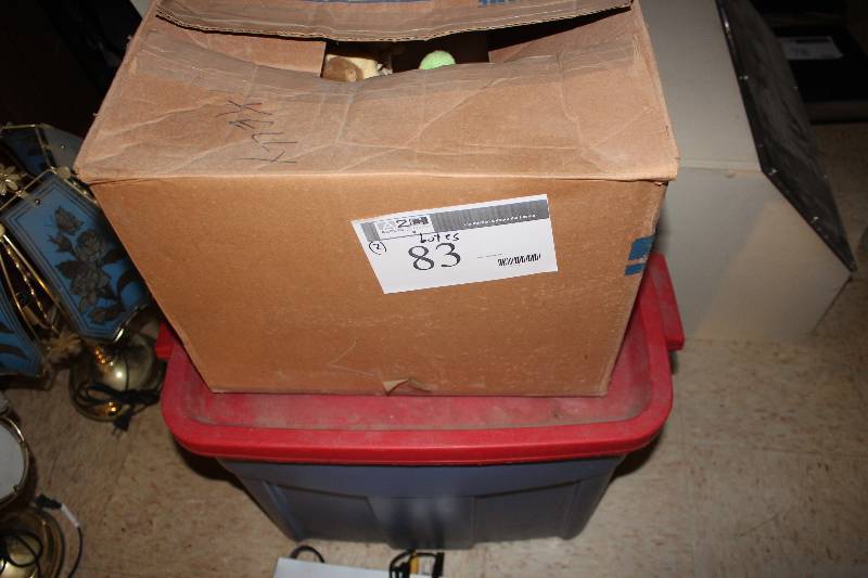 Various Stuffed Animals and Games (2 boxes)