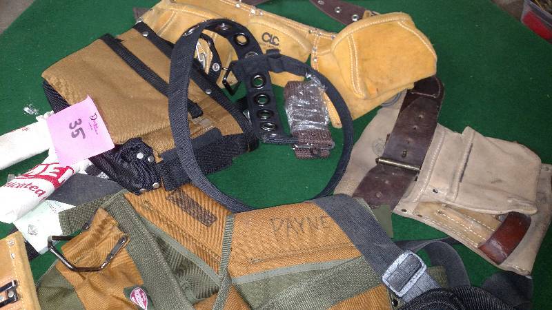 lot 35 image: Tool Belts and Aprons new & used