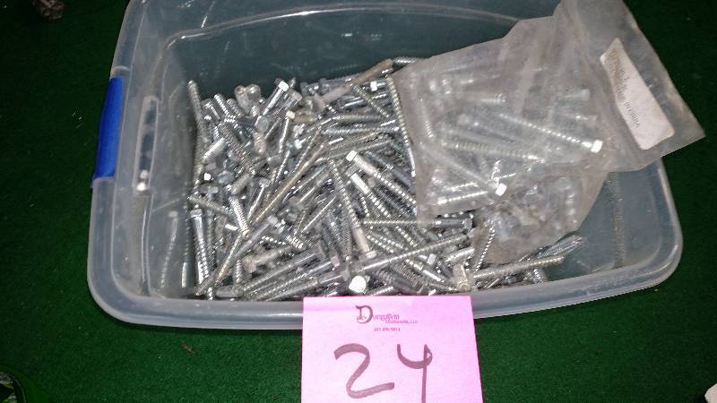 lot 24 image: lag bolts