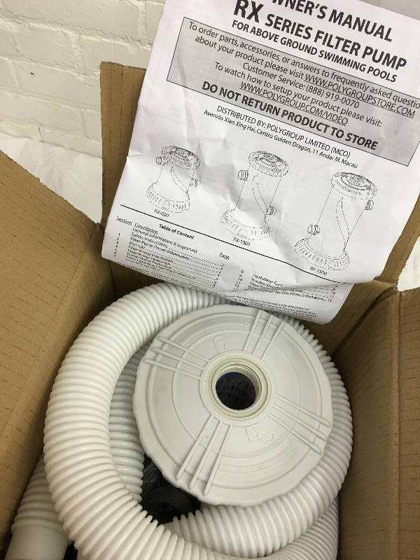 Summer Escapes 1000 GPH Pool Filter Pump System retail $76