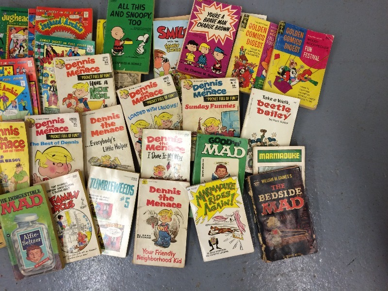 lot 14 image: Boys Life Magazines, Jug Head, Dennis the Menace, Mad, Charlie Brown  Collections  Large lot