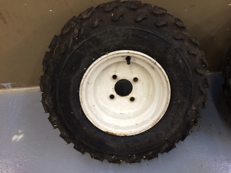lot 73 image: Tires (2) Workmate 21 x 9.00 - 10 NHS