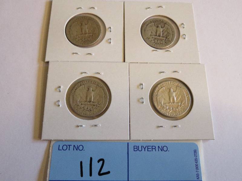 Lot of 4 Quarters