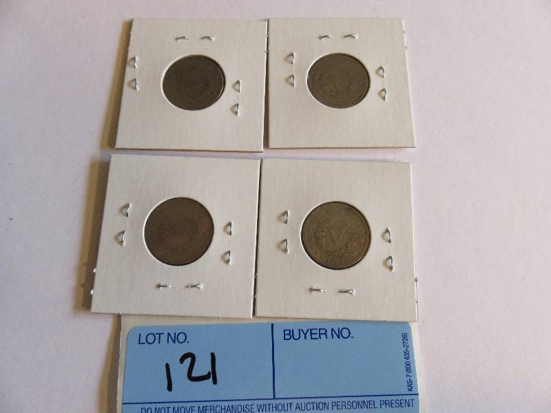 Lot of 4 Nickels