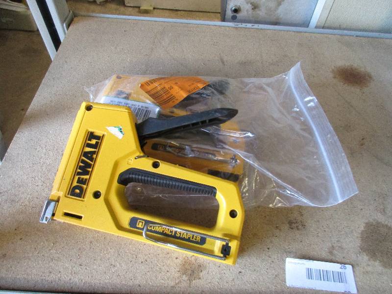 2 Dewalt staplers