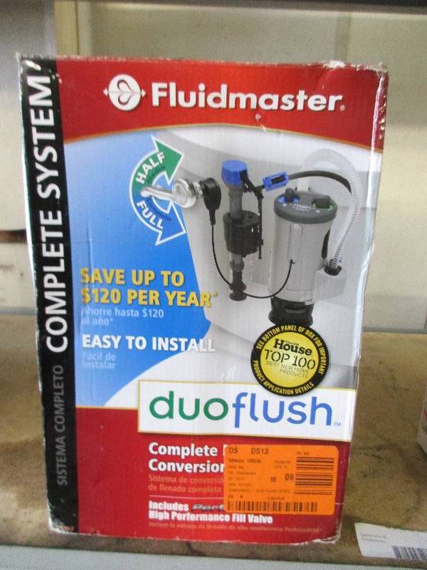 Duo Flush valve