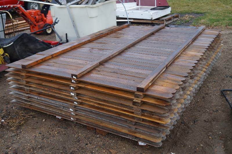Never Used Treated Fence Panels and 4x4s