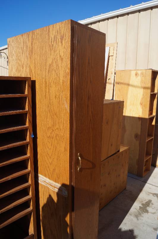 Oak Coat Closet