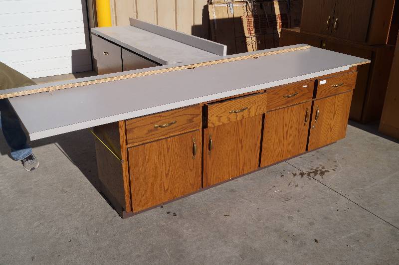 Oak 4 drawer cabinet