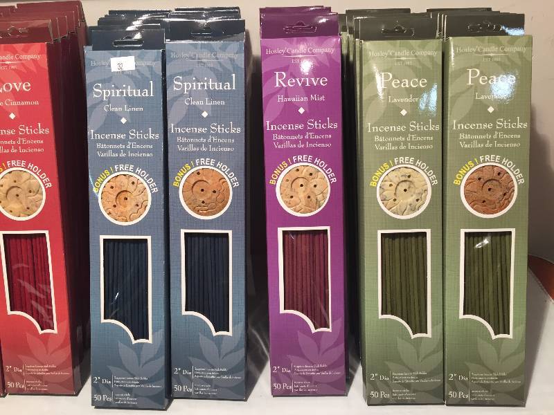 INCENSE STICKS WITH HOLDERS