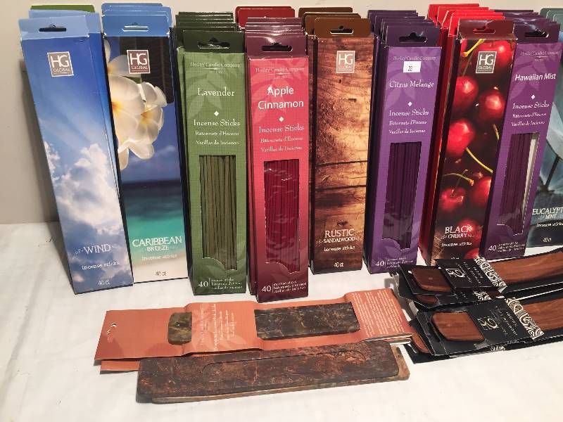 INCENSE STICKS WITH HOLDERS
