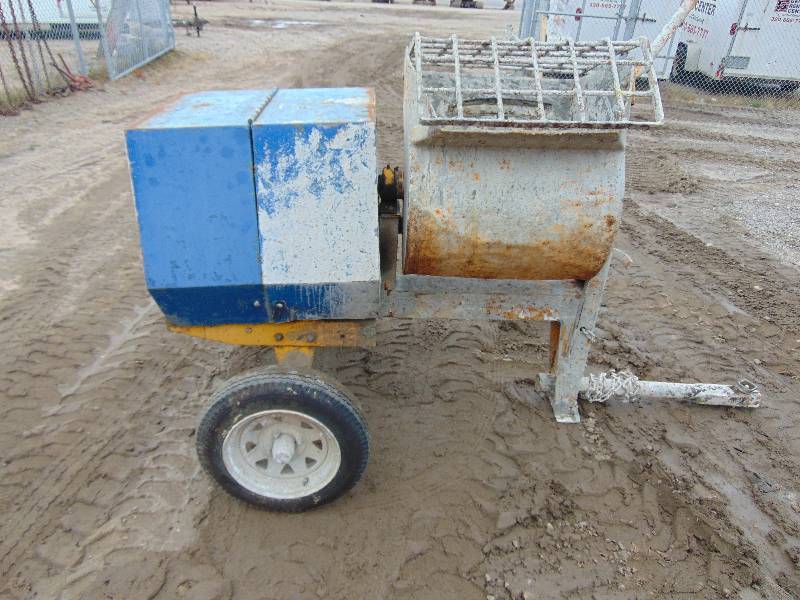 lot 66 image: Towable Gas Powered Concrete Mixer