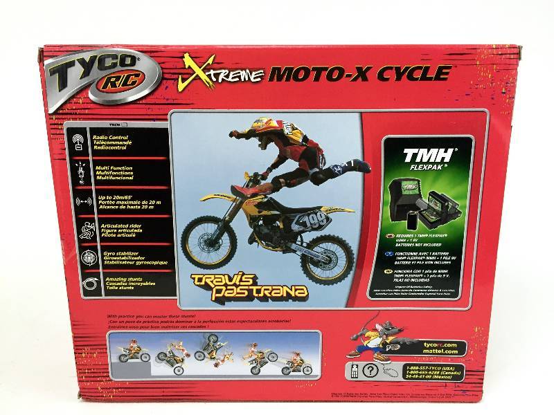 lot 1 image: Tyco Radio Controlled Motorcycle -- New in box -- Makes a great gift
