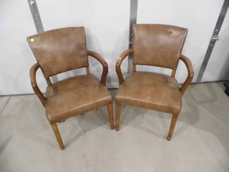 2 Leather Chairs