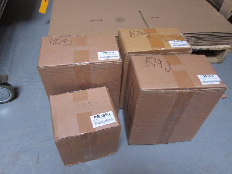 Reclosable White Block Bags