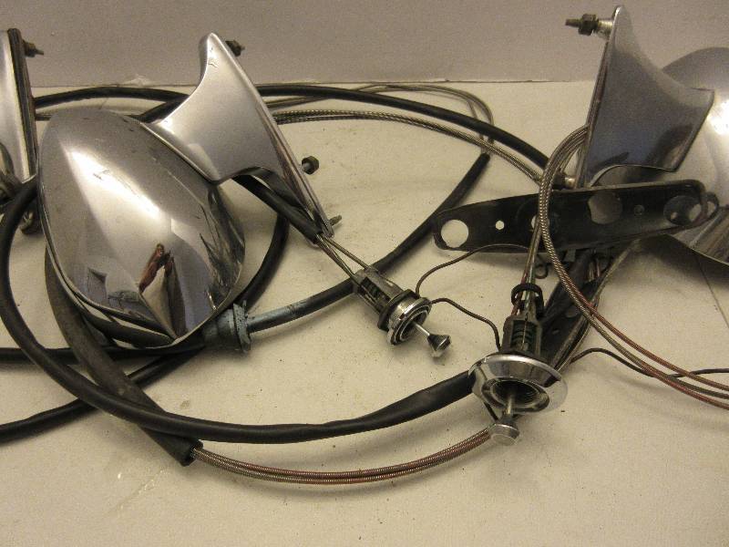 Vintage Auto Parts Side Mirrors, Steering Column