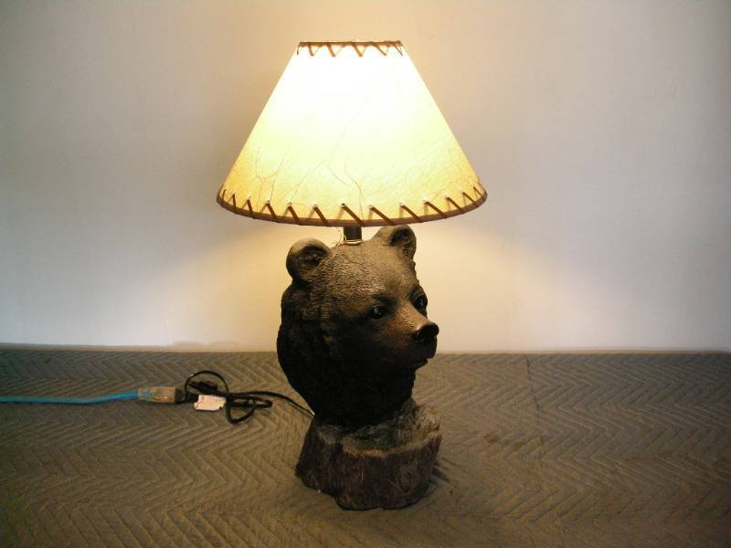 Black Bear Desk Lamp