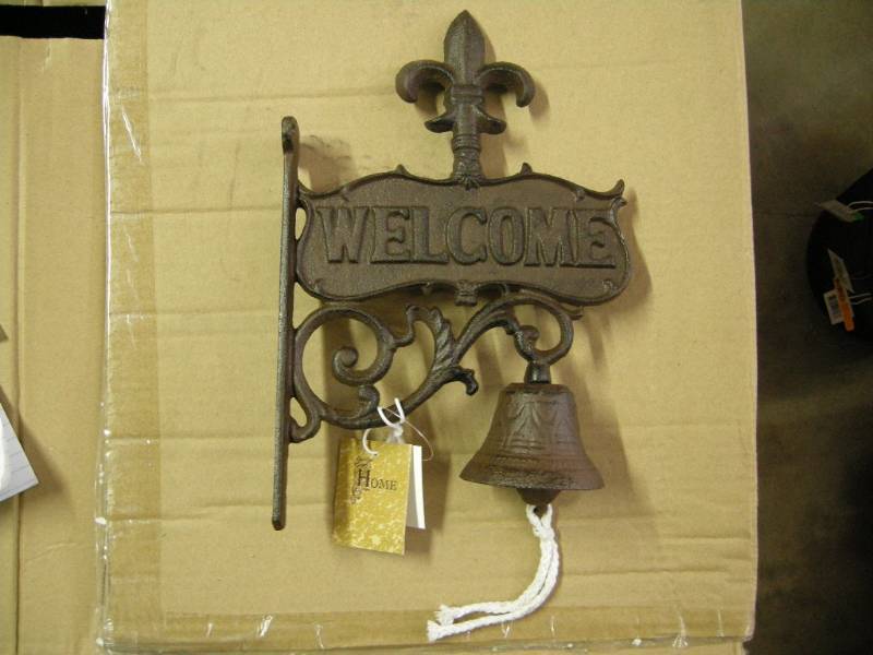 Cast Iron Welcome Door Bell