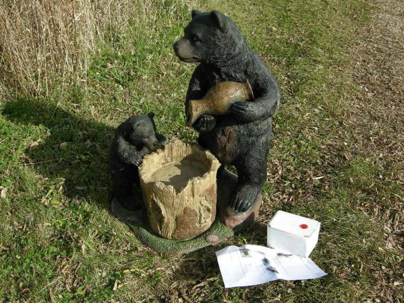 Black Bear Water Fountain