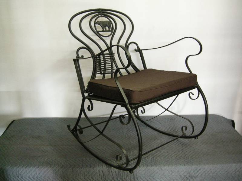 Bear Theme Iron Rocker