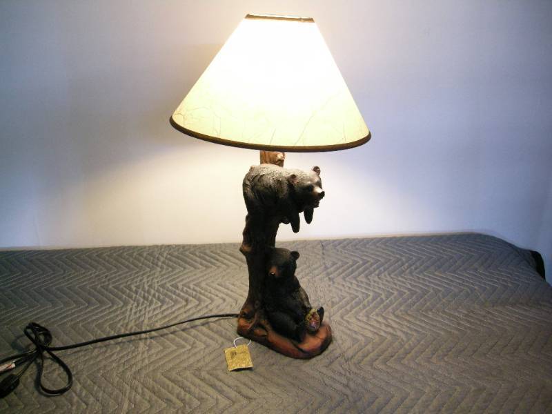 Bears Napping Table Lamp