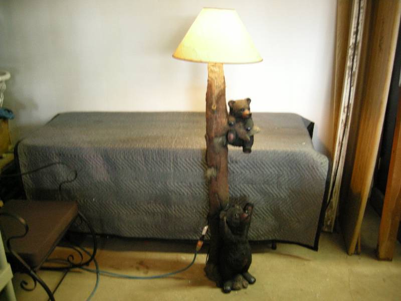 Black Bear Floor Lamp