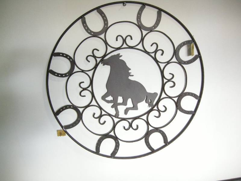 Metal Horse Hanging Wheel