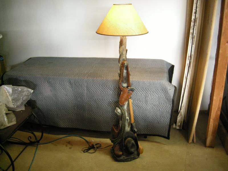 Western Cowboy Floor Lamp