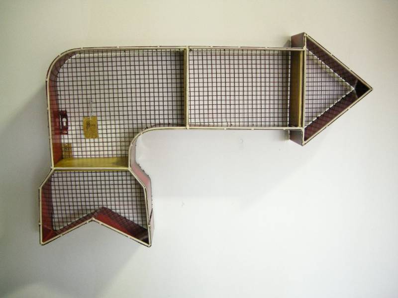 Metal Arrow Shelf