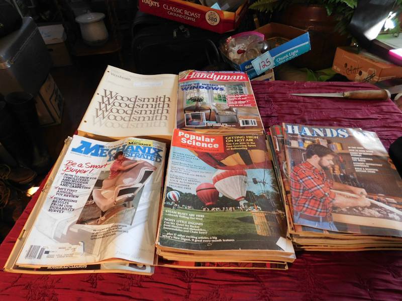 lot 144 image: vintage handyman magazines see photos for titles