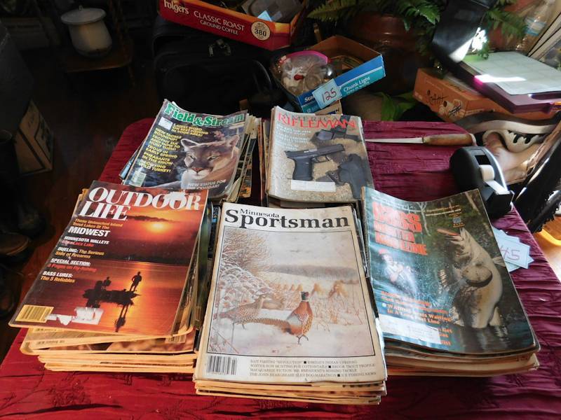 lot 145 image: vintage sportsman magazines fishing hunting topics