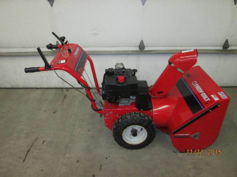 lot 1 image: Troy-Bilt 10HP Two-Stage Snowblower...
