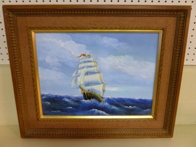 lot 104 image: Oil On Canvas