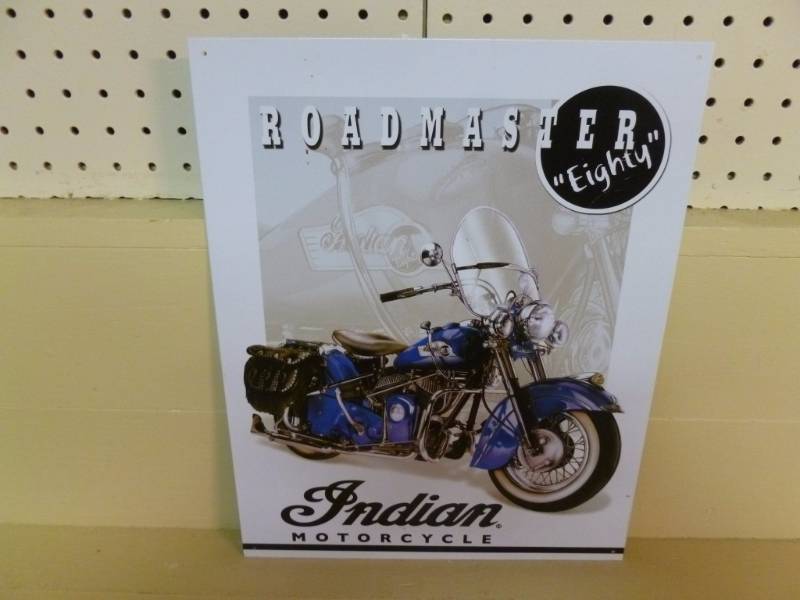 lot 139 image: Indian Motorcycle Sign