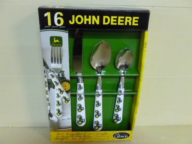 lot 154 image: John Deere Flatware Set