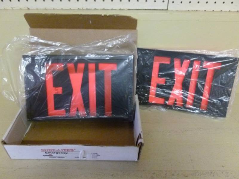 lot 198 image: Emergency Exit Light