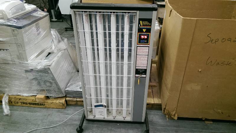 lot 6 image: National Biological Corporation Panosol II UVB-404 Light Therapy Unit