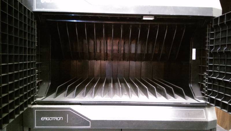 lot 20 image: Ergotron Laptop  Tablet Charging Cabinet
